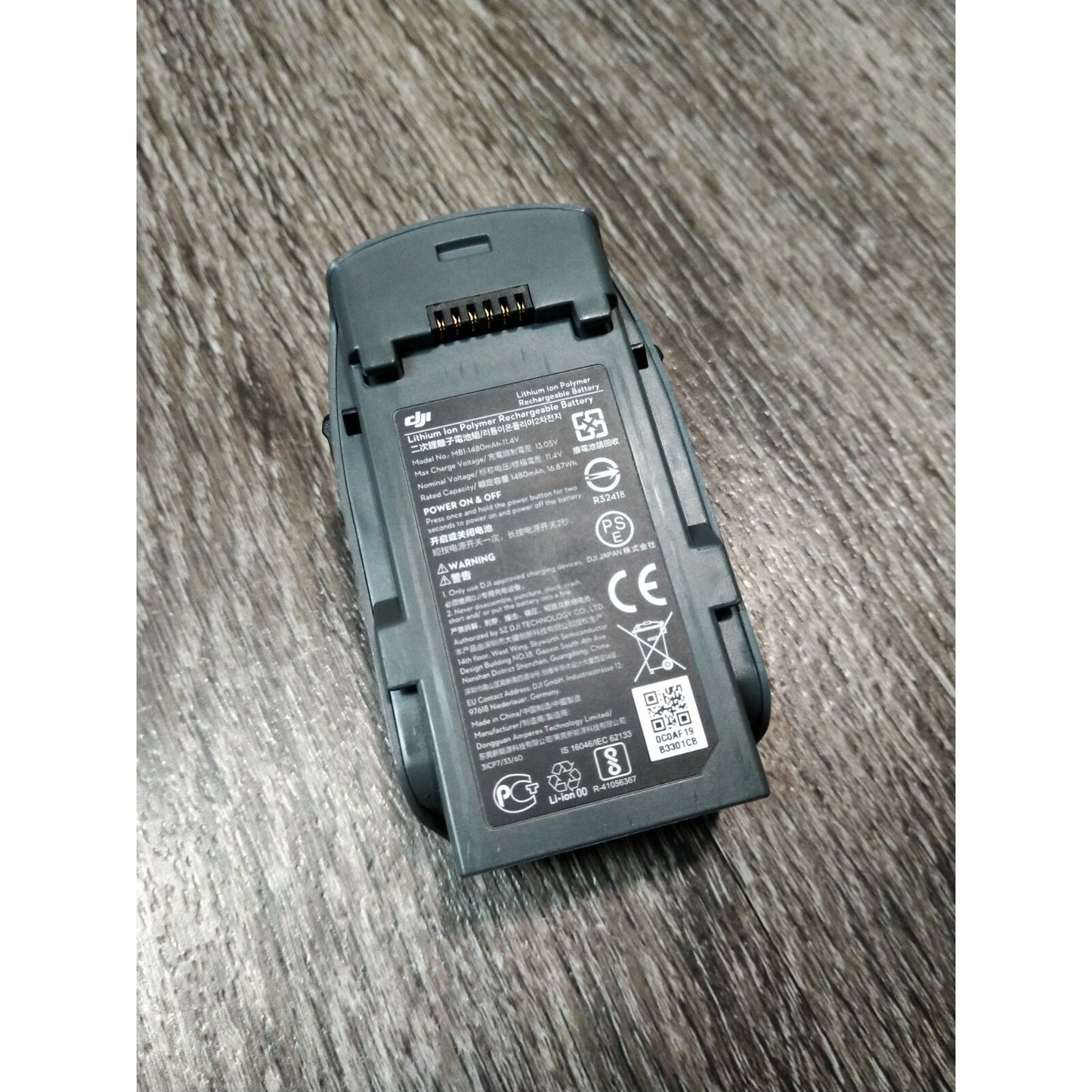 DJI Spark Battery MB1-1480 1480 mAh Tested Working Replacement 10-19 Cycles