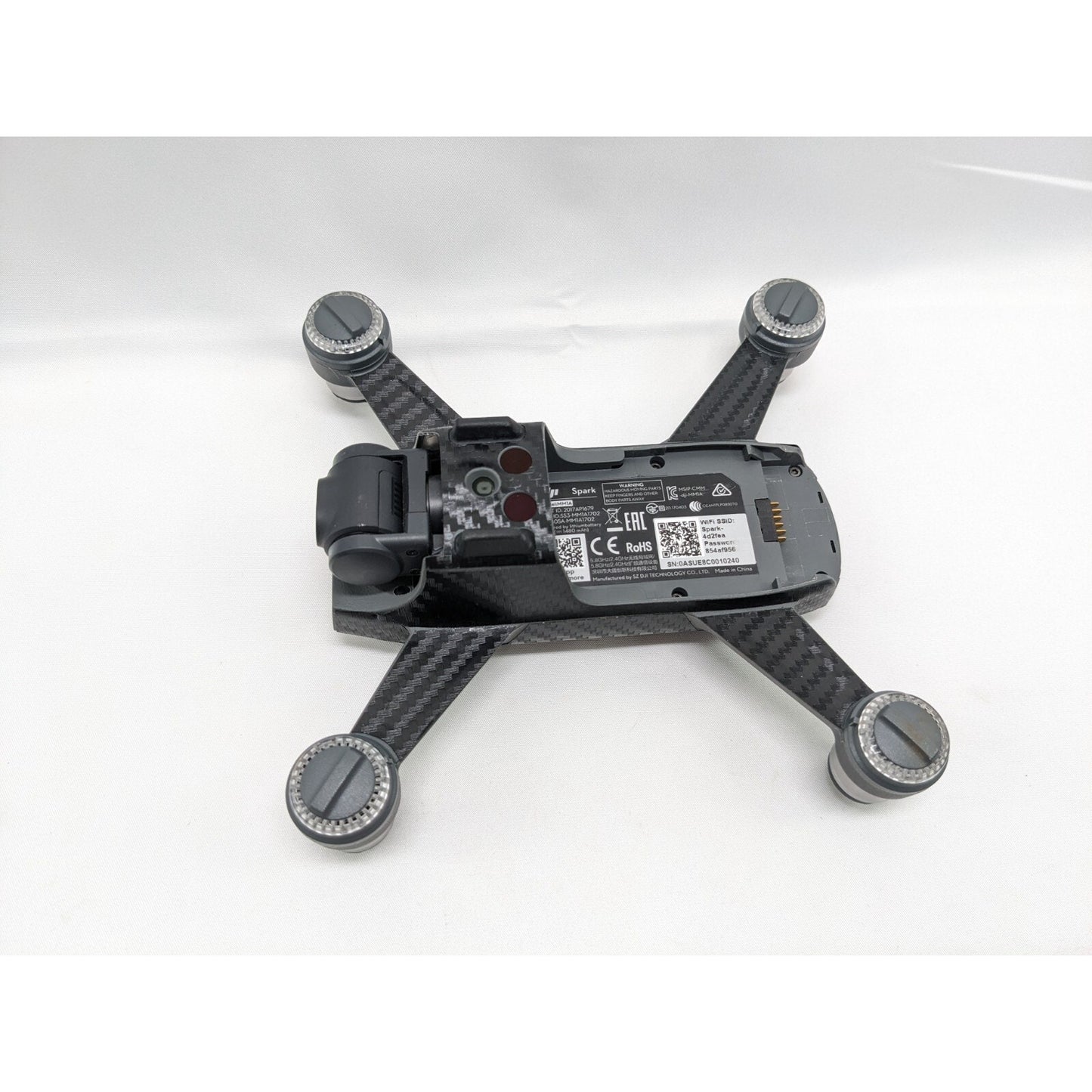 DJI Spark Replacement Drone (Black Skin) Gimbal Camera Tested Working