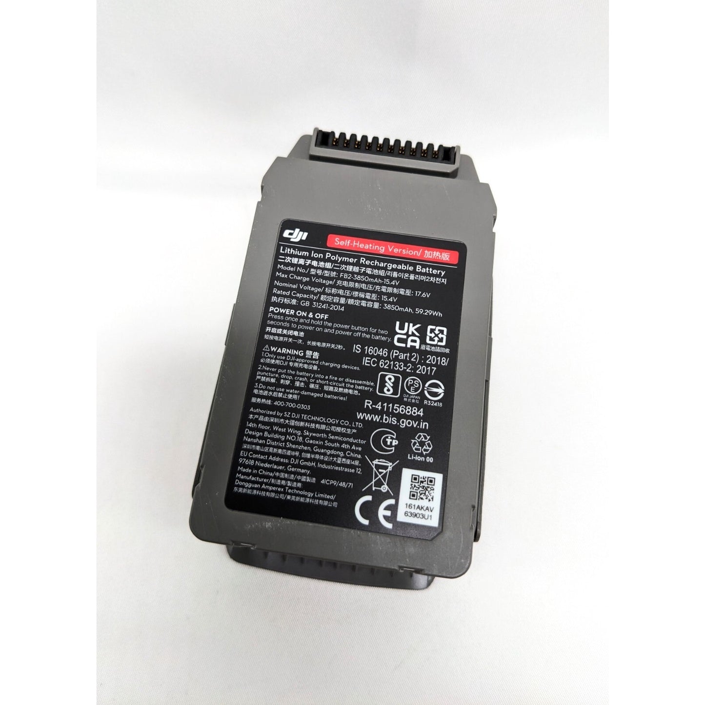 DJI Mavic 2 Pro/Zoom 3850mAh-15.4V Intelligent Flight Battery - 1-9 Cycles