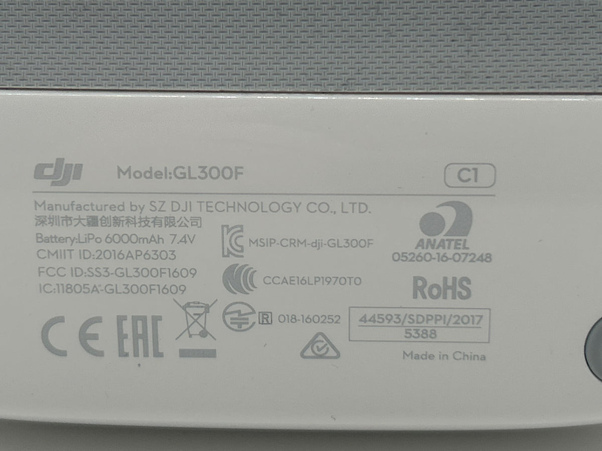 DJI Phantom 4 Pro Advanced- GL300F Remote Controller - Doesnt Stay On- For Parts
