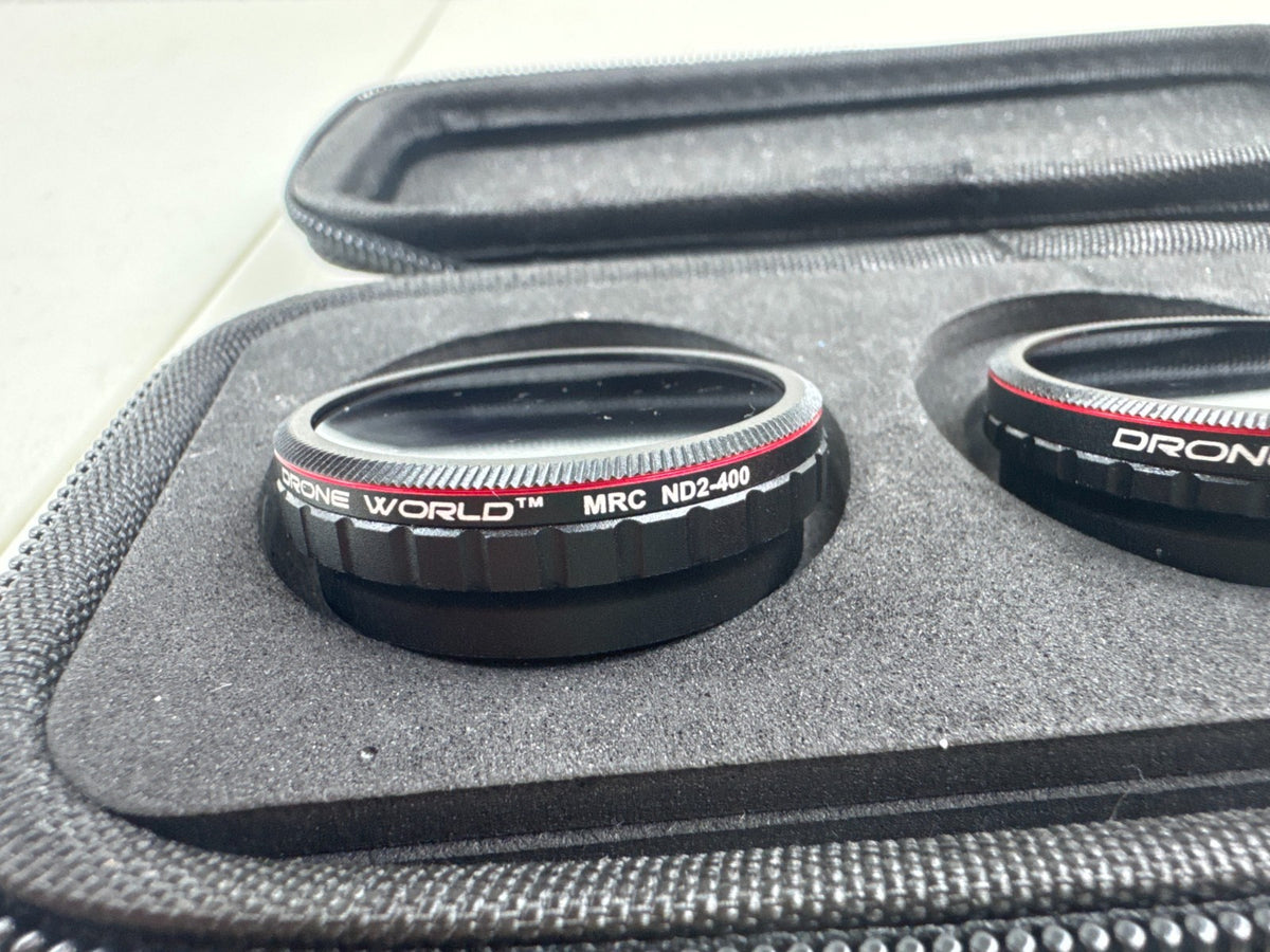 Drone World ND Filter Set for DJI Phantom 4 Pro / Advanced – ND8/PL CPL ND2-400