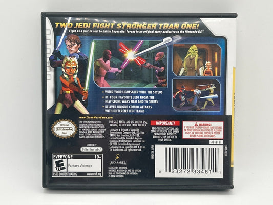 Star Wars: The Clone Wars Jedi Alliance - Nintendo DS Game - w/ case+manual Used
