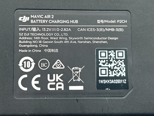 DJI Mavic Air 2 Battery Charging Hub P2CH OEM Multi Battery Charger Working