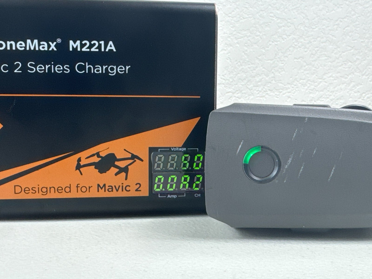 Dronemax M221A 70W Fast Charger w/ Dual USB Ports for DJI Mavic 2 Pro Zoom