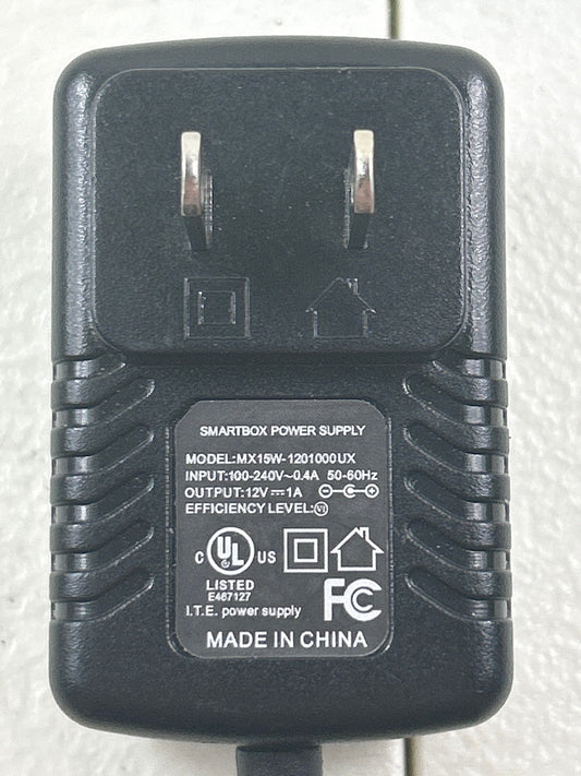 MX15W-1201000UX 12V 1A AC Adapter Power Supply Charger