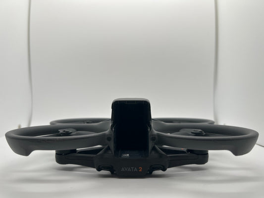 DJI Avata 2 FPV Drone QF3W4K Drone Only – Tested Working – Dents & Lens Chips