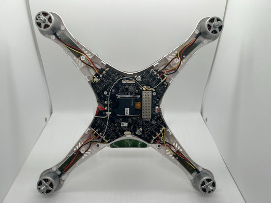 DJI Phantom 3 4K Drone Only W325 – Green Lightning Skin – For Parts