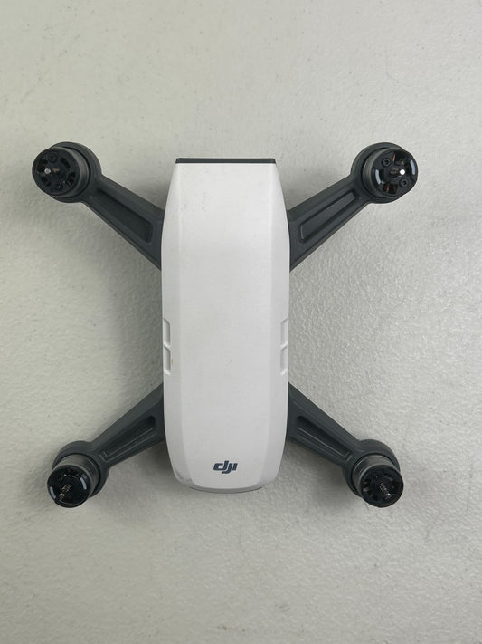 DJI Spark Drone White – Tested & Working – Missing LED Ring & Cap