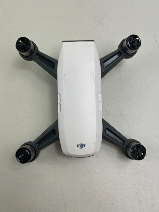 DJI Spark Drone (White) with Gimbal Camera – Tested Working – Used