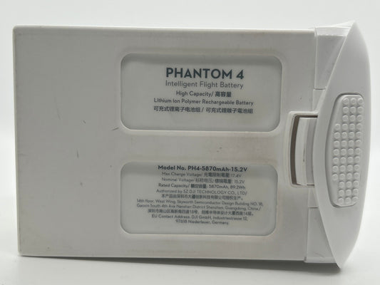 DJI Phantom 4 Intelligent Flight Battery 5870mAh – 73 Cycles – Cracked Top