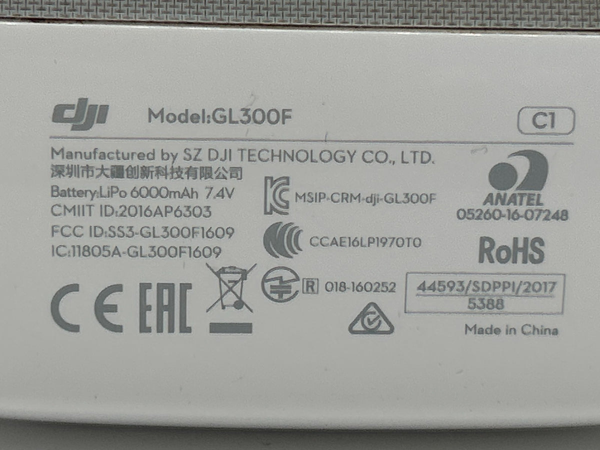 DJI Phantom 4 Pro Advanced - GL300F Remote Controller - Radio Transmitter - Used
