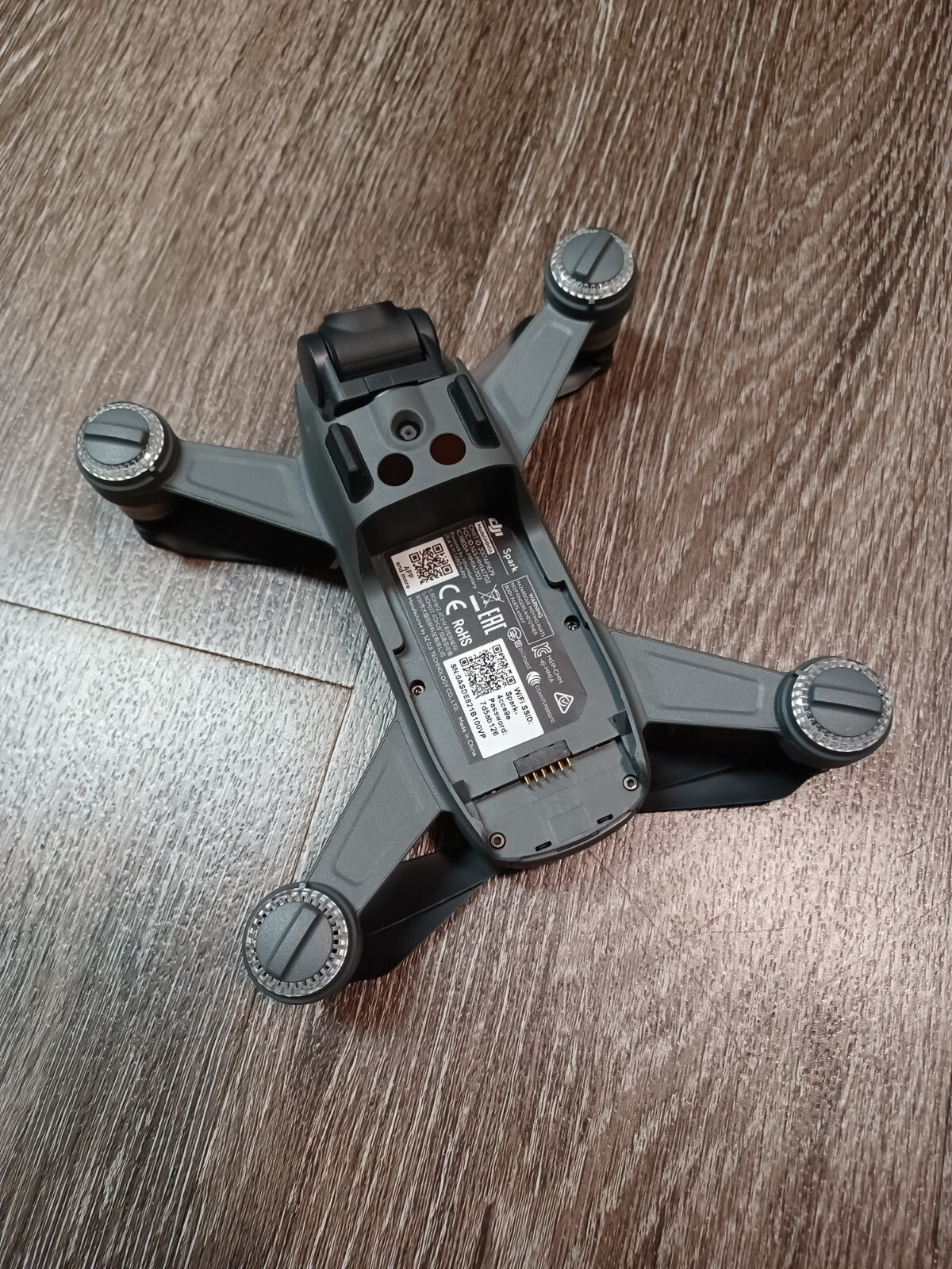 DJI Spark Replacement Drone (Red) with Stabilized Gimbal Camera Working