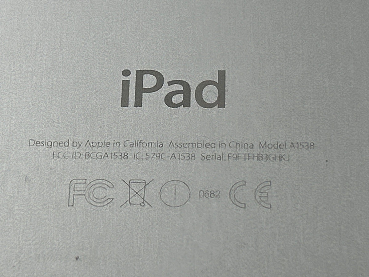 Apple iPad Mini 4 Space Gray (A1538) Wi-Fi Tablet