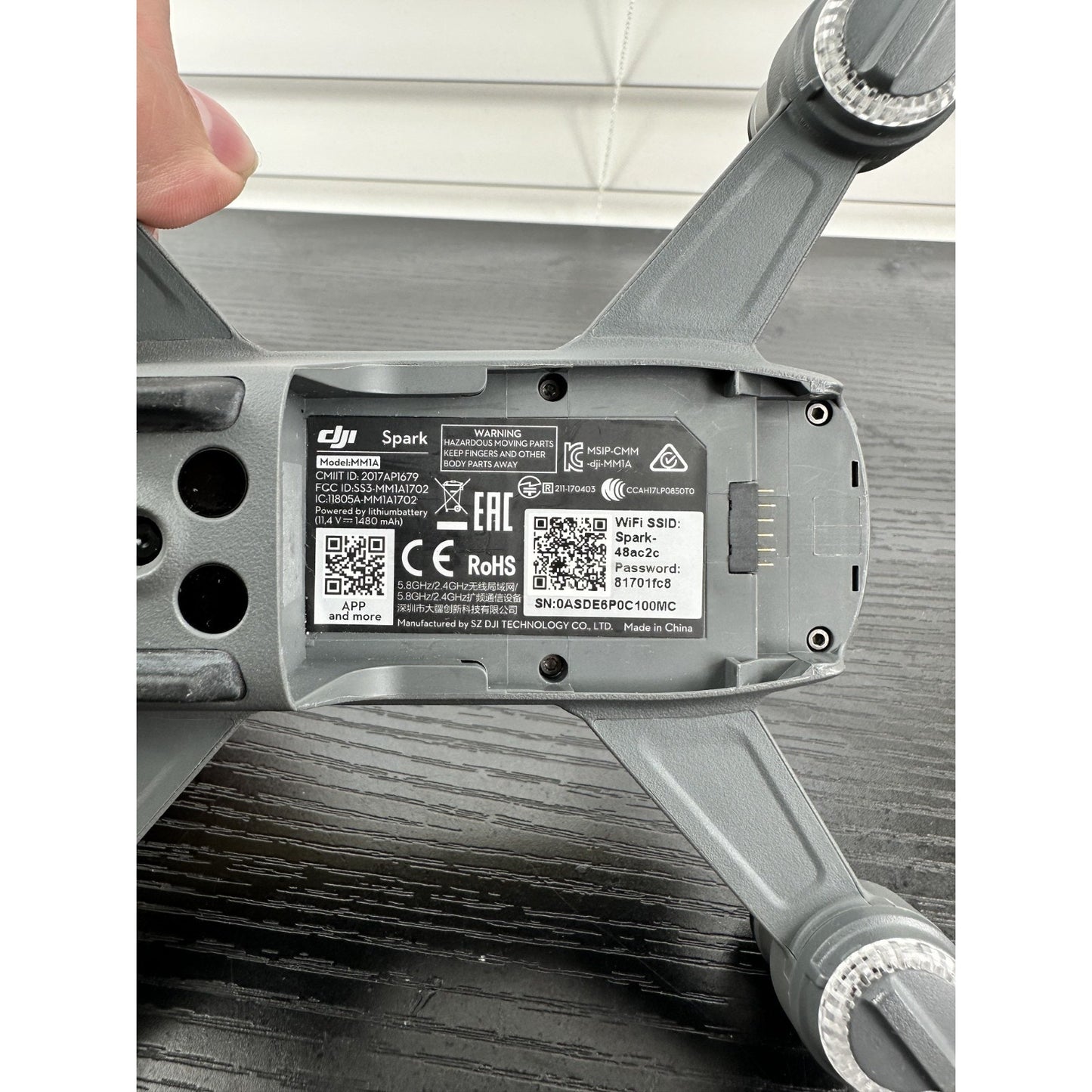 DJI Spark Replacement Drone (Yellow) with Stabilized Gimbal Camera Working