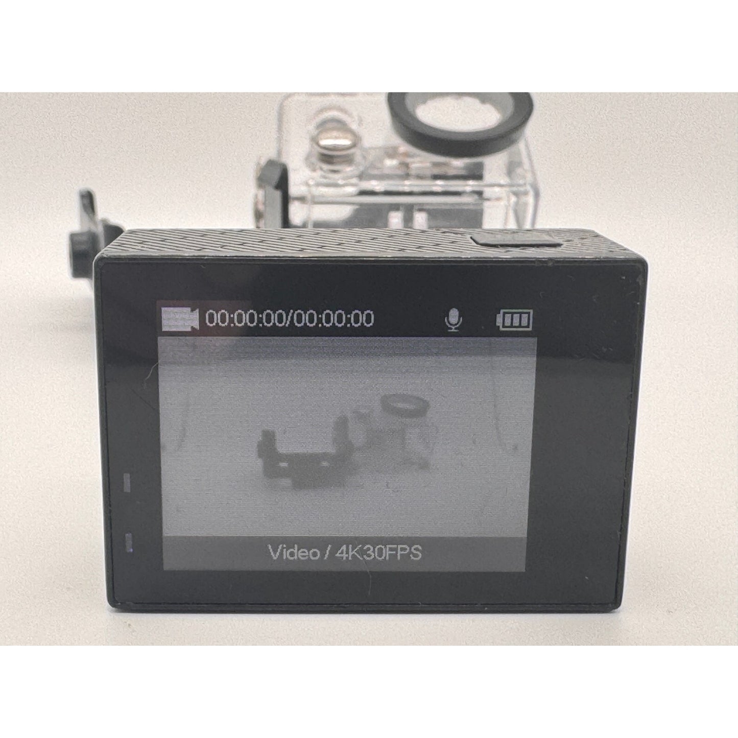 Crosstour Action Camera 4K Black w Battery & Case See Photos