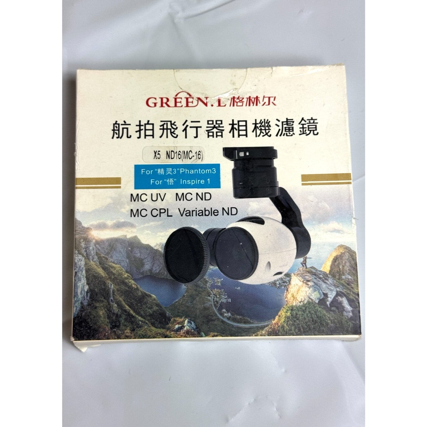X5 ND16 Filter for DJI Phantom 3 & Inspire 1