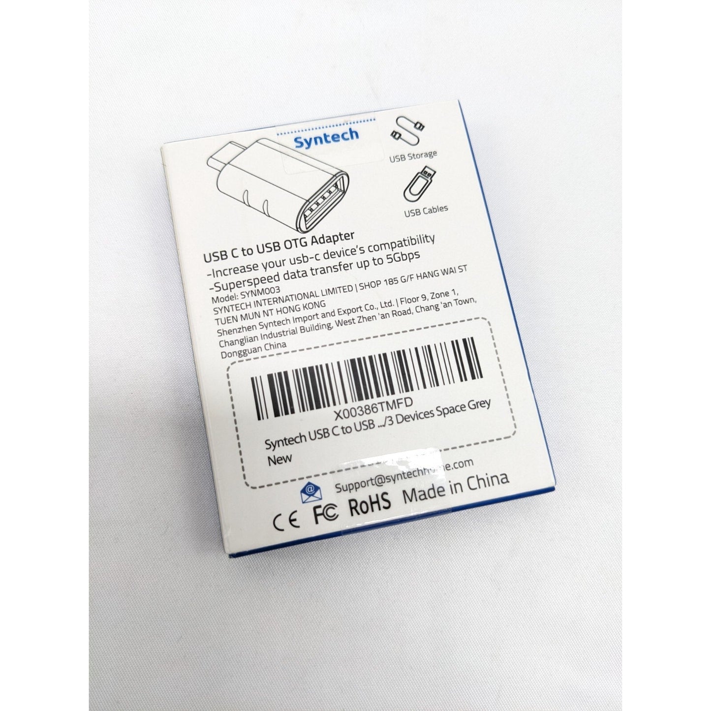 Syntech USB C To USB OTG Adapter - Used