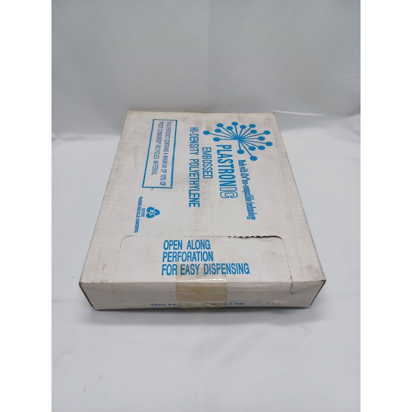 1000x Plastronic C11BK Merchandise Bag - 8 1/2" x 11", 0.6 mil HDPE, Black