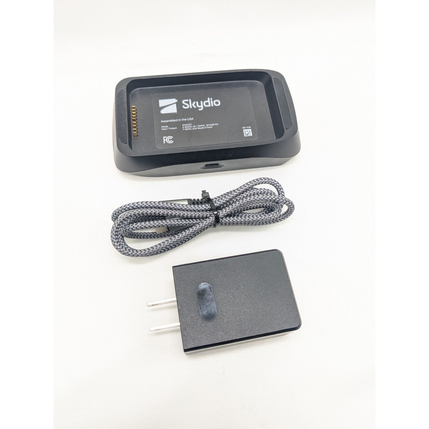 Skydio SCHC2V1 Dual Battery Charger for Skydio 2 w Cord & Wall Adapter