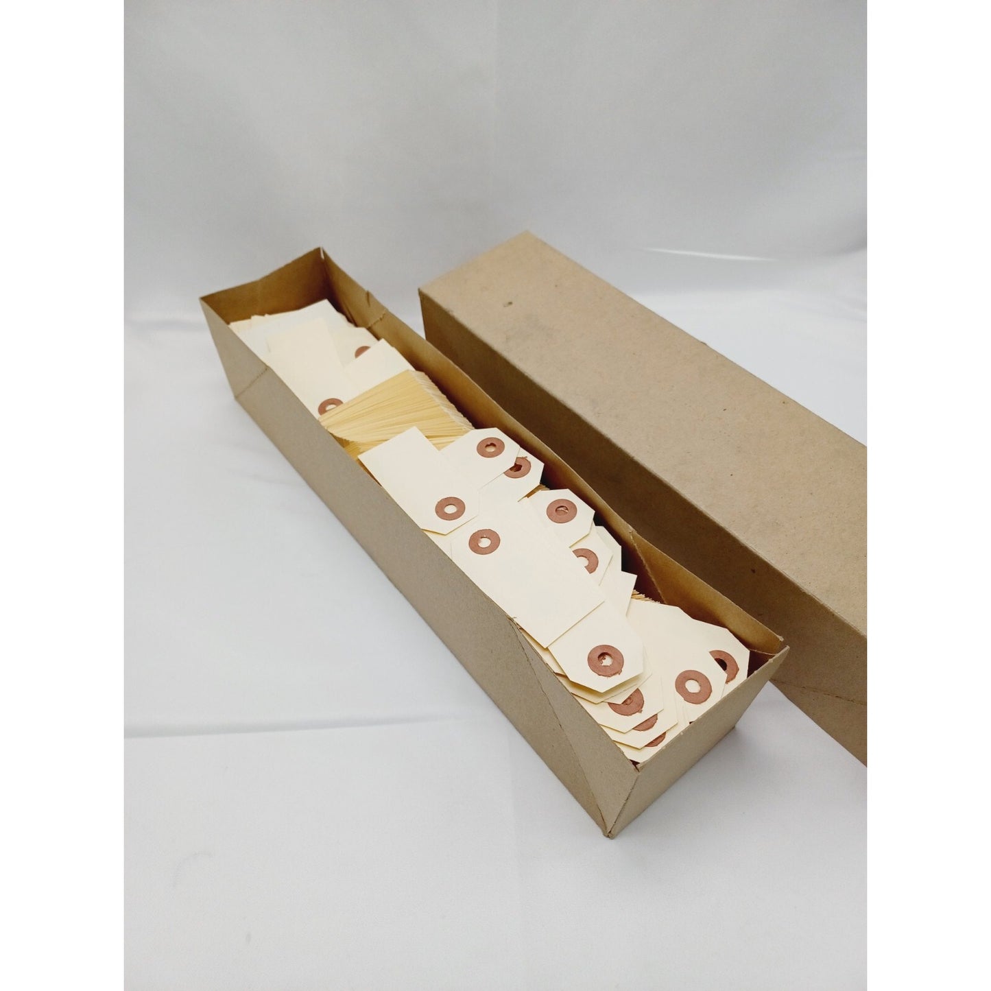 1000 Size #1 2 3/4" x 1 3/8" 10 Pt. Manila Shipping Tags