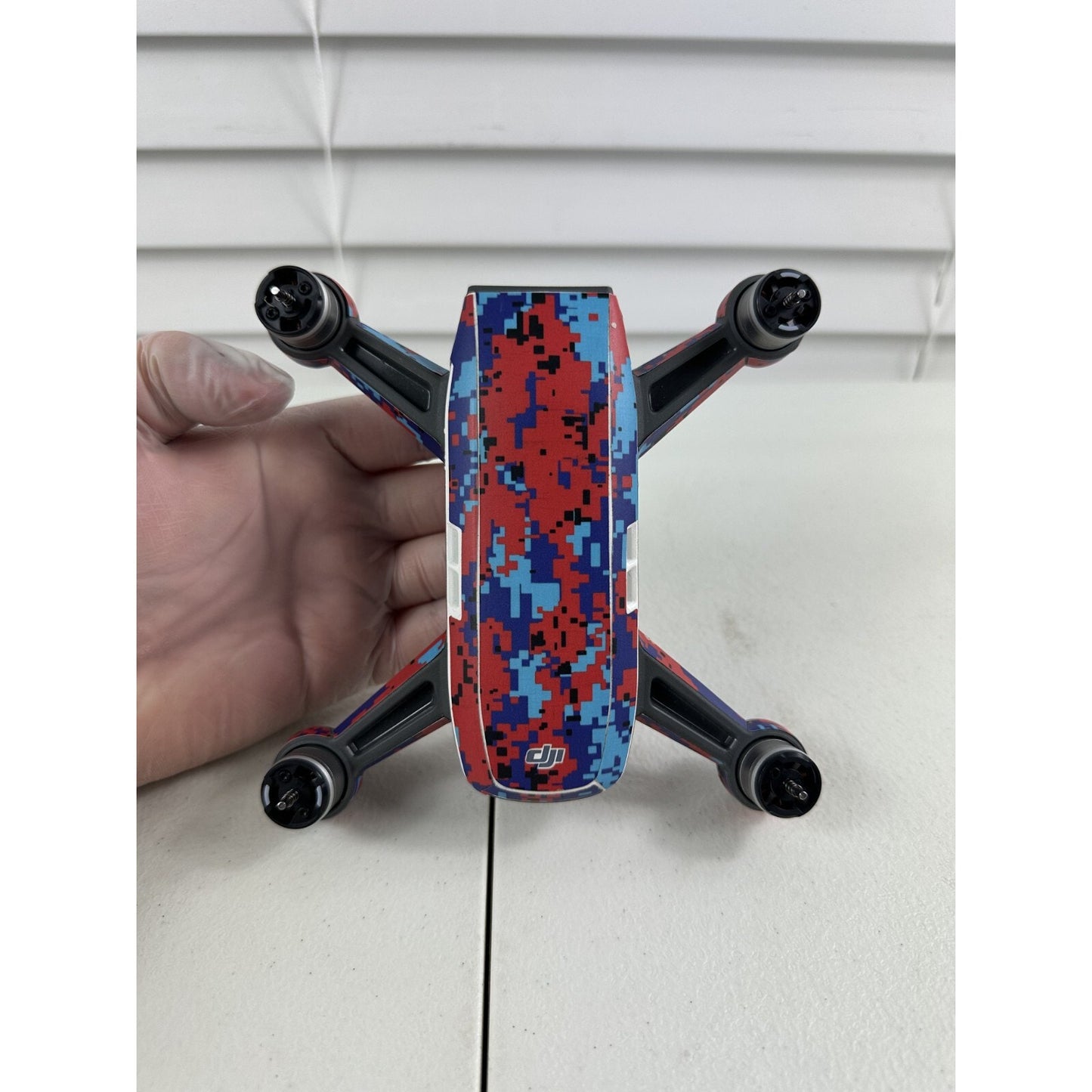 DJI Spark Replacement Drone (Custom Skin) with Stabilized Gimbal Camera Working