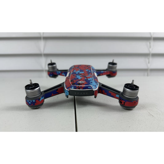 DJI Spark Replacement Drone (Custom Skin) with Stabilized Gimbal Camera Working