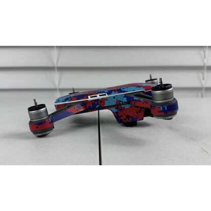 DJI Spark Replacement Drone (Custom Skin) with Stabilized Gimbal Camera Working