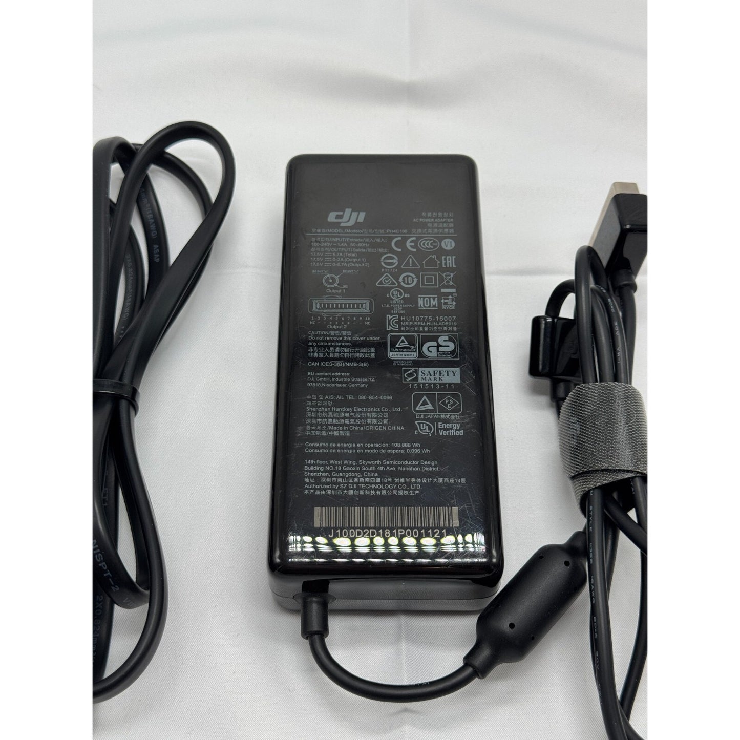 Black AC Adapter PH4C100 Replacement for DJI Phantom 4 Drone Charger DJI Phantom