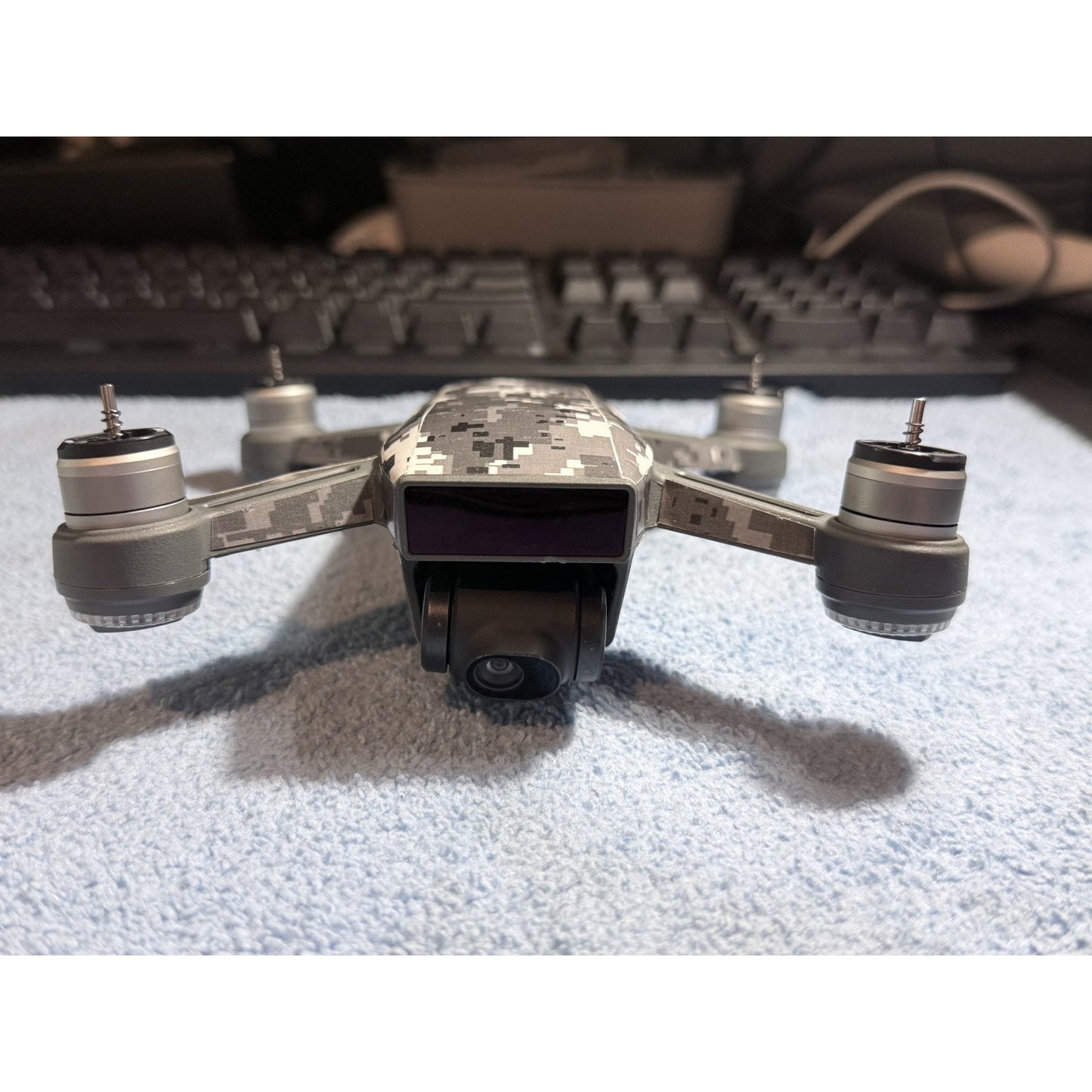 DJI Spark Replacement Drone -Camo Skin w/Stabilized Gimbal Camera –Tested – Used