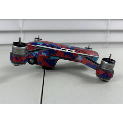 DJI Spark Replacement Drone (Custom Skin) with Stabilized Gimbal Camera Working