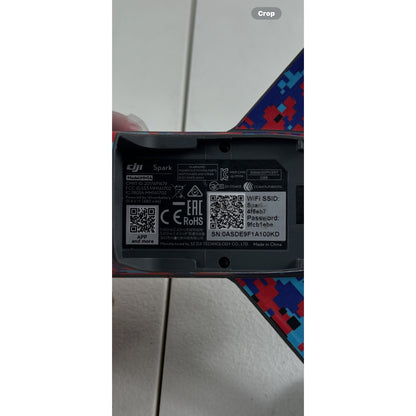 DJI Spark Replacement Drone (Custom Skin) with Stabilized Gimbal Camera Working