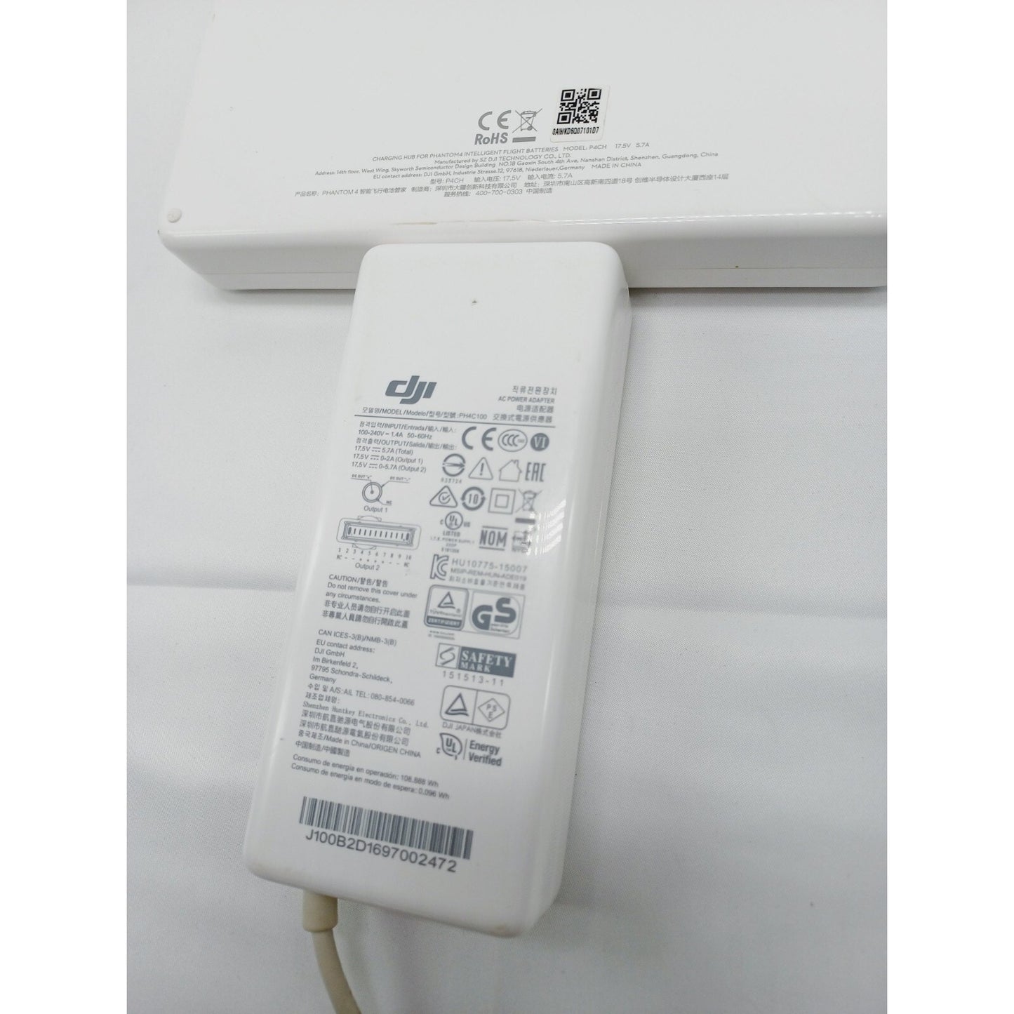 DJI Phantom 4/4 Pro/Advanced 3 Battery Charging Hub & Remote Controller Charger