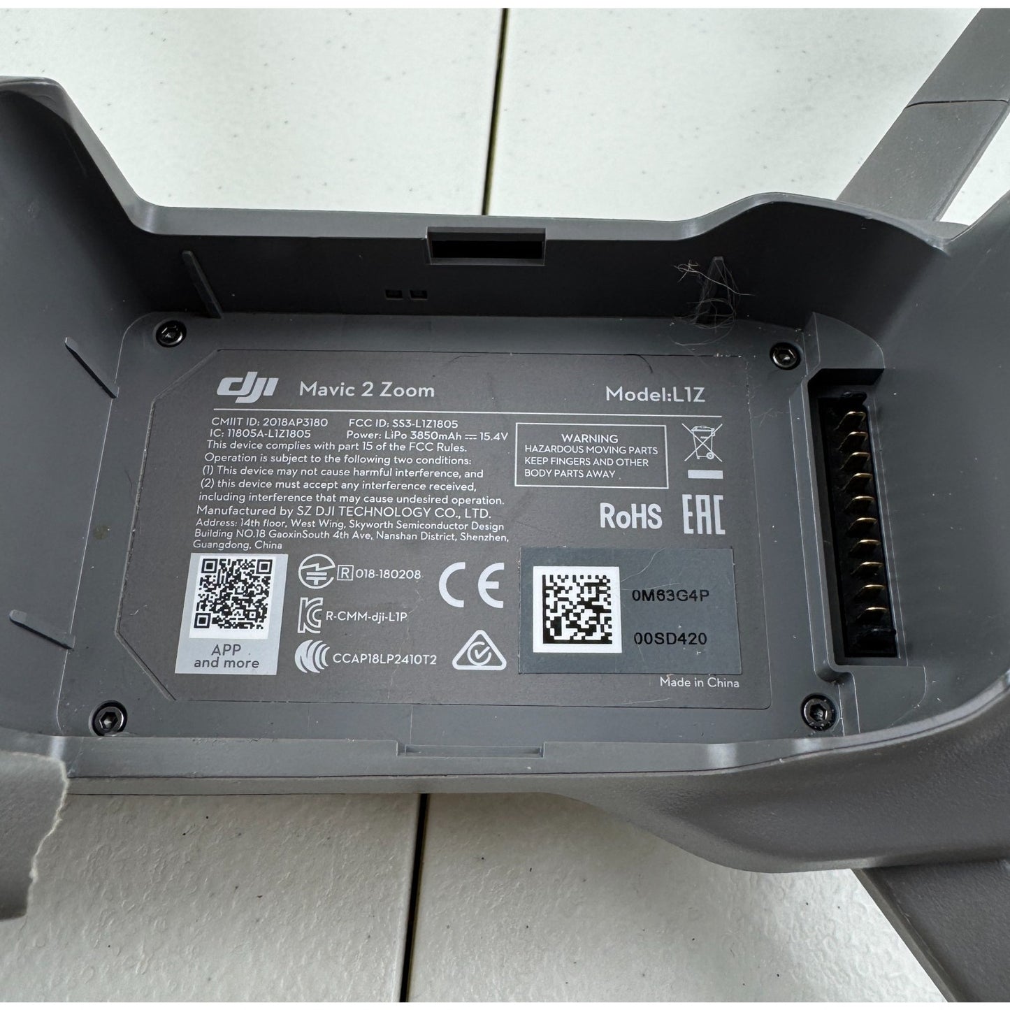 DJI Mavic 2 Zoom Drone Gray (Drone Only) - Damaged