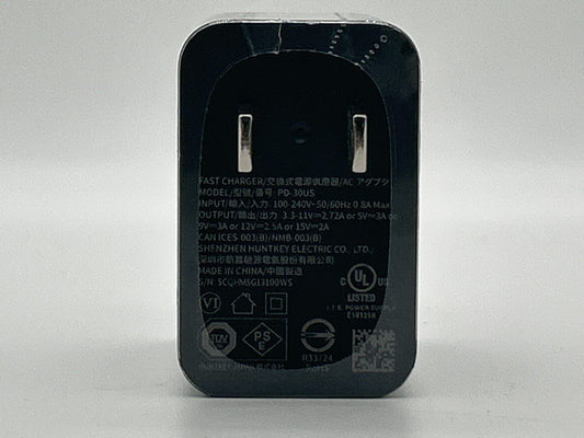 Huntkey PD-30US 30W USB-C Fast Charger Adapter – Used