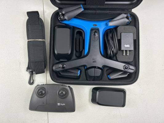 Skydio 2 Drone Bundle SDRC2V1 – 2 Batteries, Controller, Charger, Case – Tested