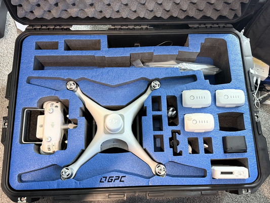 DJI Phantom 4 RTK WM334R Drone Body – 3 Battery Combo w/ GL300N Controller
