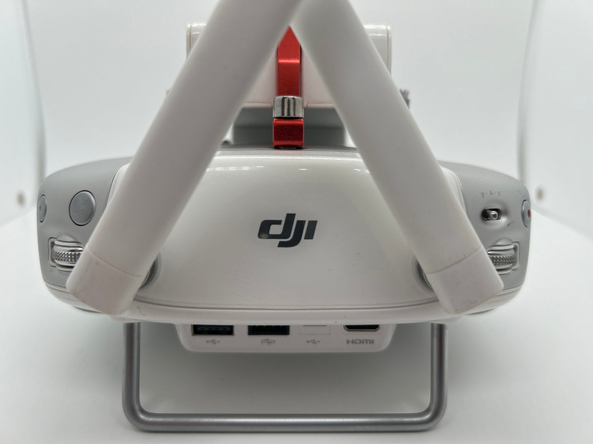 DJI Inspire 1 GL658B Remote Controller - Red Phone Mount - Tested Working - Used