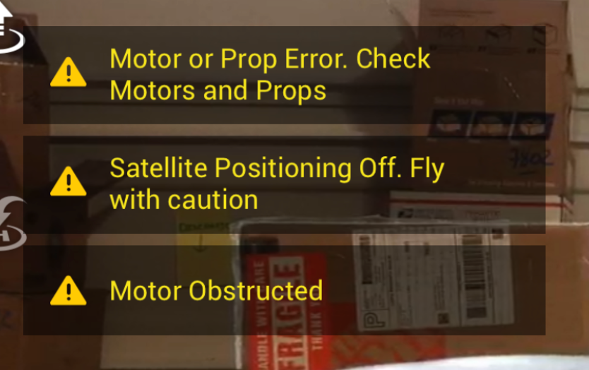 DJI Spark Replacement Drone Blue – Multiple Motor Error – For Parts