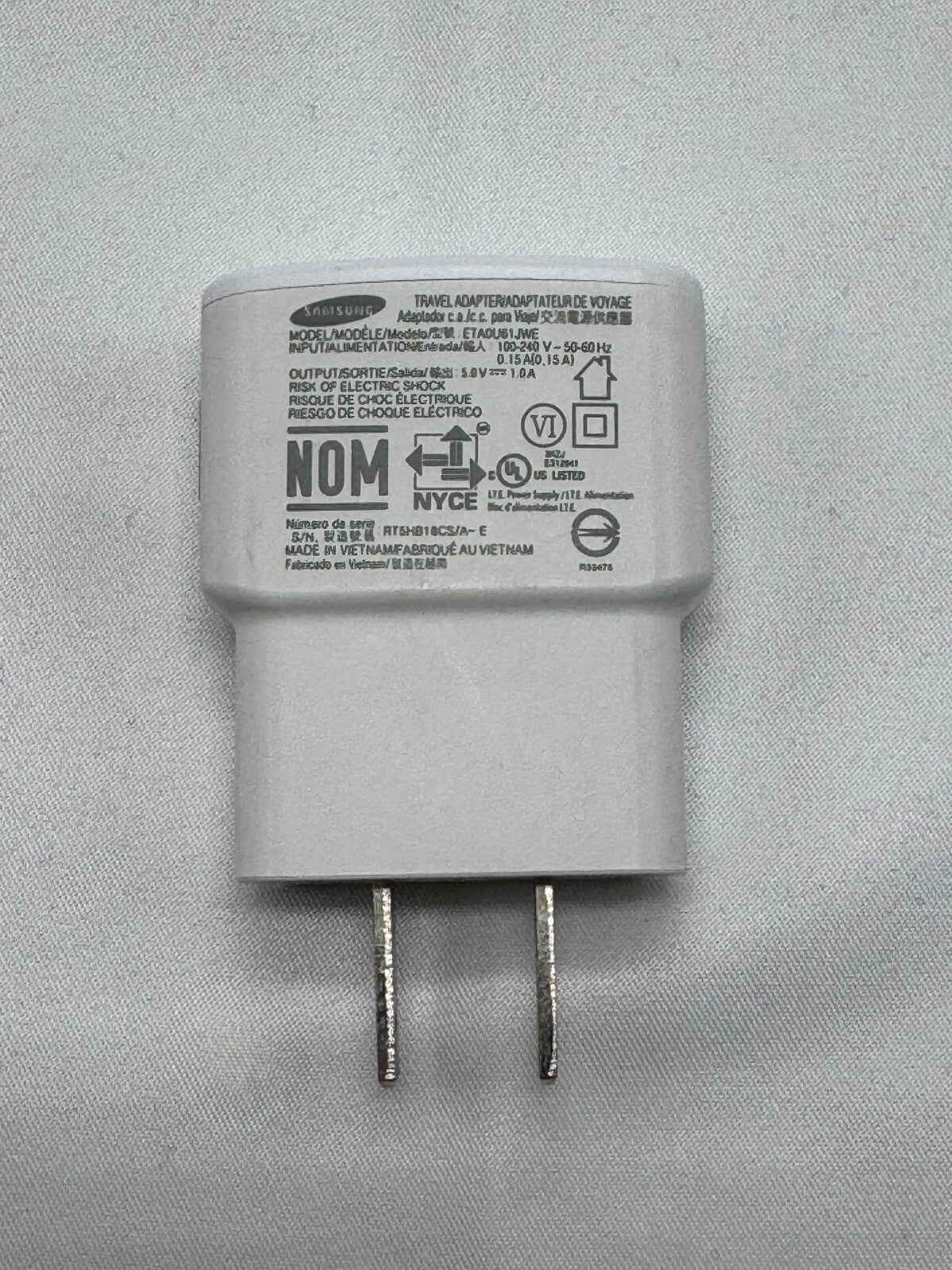 Samsung (5V/2A) Single USB Travel Adapter OEM - White (ETA-U90JWE/JWS)