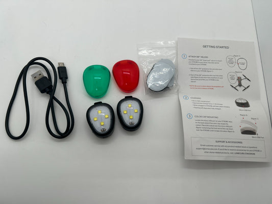 Lume Cube - Anti-Collision Drone Strobe Light Kit - 2-Pack Red Green - Used