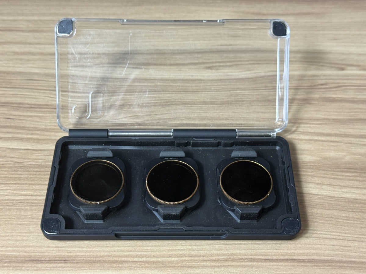 DJI Mavic 2 Pro 3-Filter Kit ND/PL Set – ND4/PL ND8/PL ND16/PL w/ Case – Used