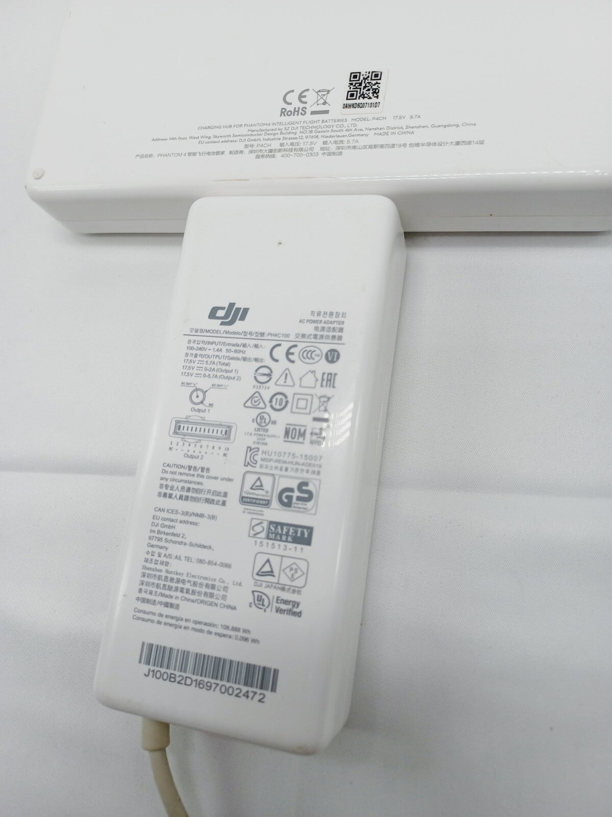 DJI Phantom 4/4 Pro/Advanced 3 Battery Charging Hub & Remote Controller Charger