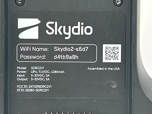 Skydio 2 Camera Drone SDRC2V1 Black – Does Not Power On – For Parts