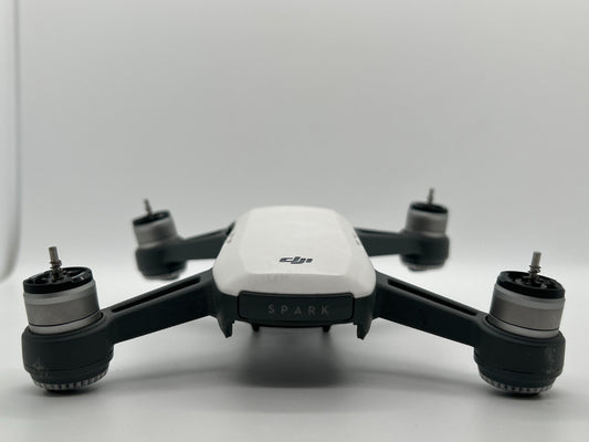 DJI Spark Drone Only (MM1A) White – Crashed - Frame Damage –  For Parts