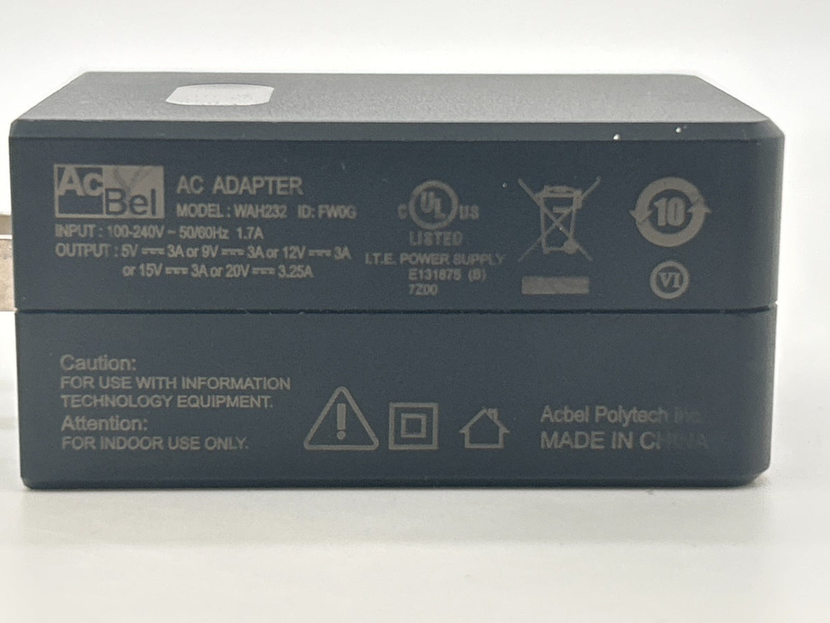 Skydio 2 2+ 65W AC Wall Adapter WAH232 Power Supply Charger For Parts