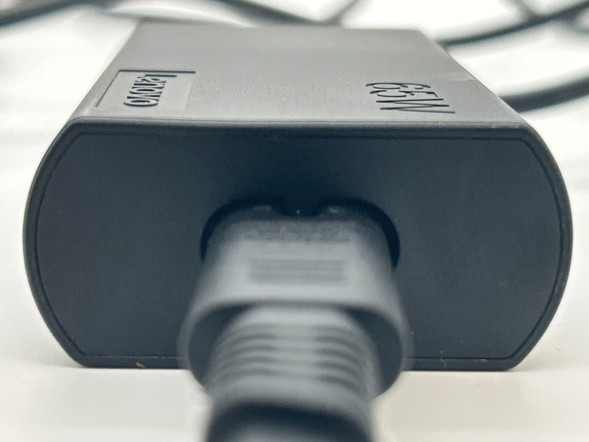Genuine Lenovo 65W USB-C Charger - P/N ADLX65YGSCT2A - SA10R17027 - Used
