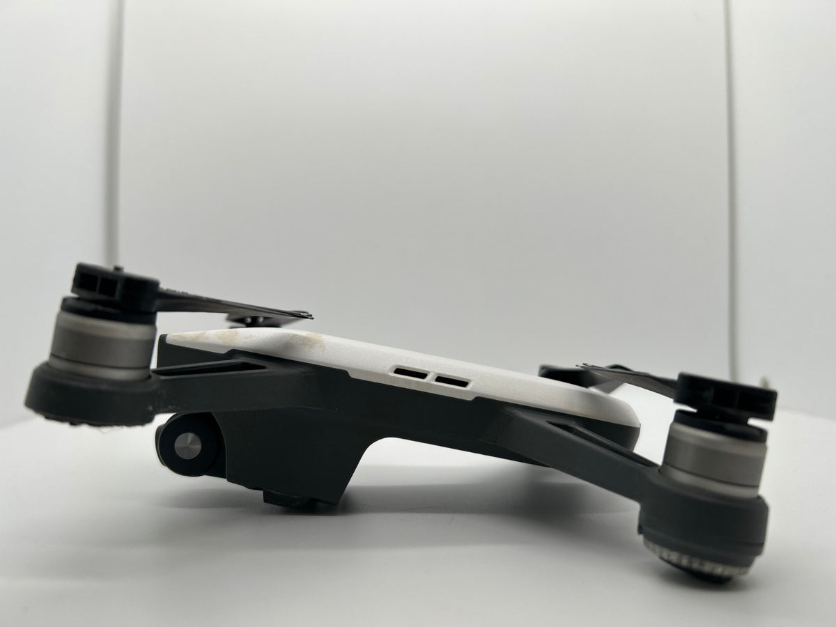DJI Spark Drone White – Tested Working – Missing LEDS Caps - Used