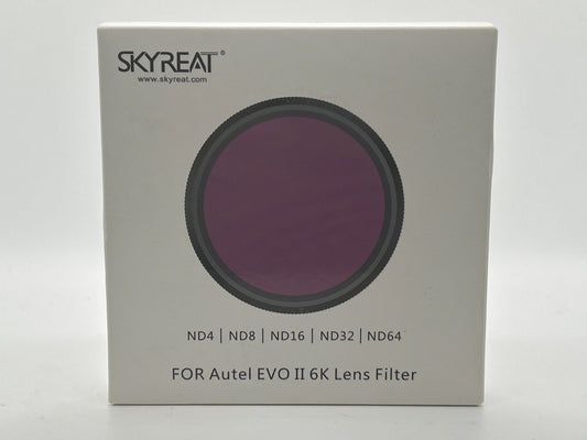 Skyreat 5-ND Filter Set for Autel EVO 2/EVO II 6K -ND4 ND8 ND16 ND32 ND64 - NEW