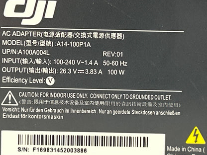 Original DJI A14-100P1A 100W Charger For Inspire 1 & Matrice 100/600 – For Parts
