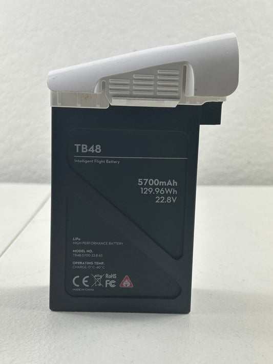 DJI Inspire 1 Drone TB48 Battery 5700mAh Intelligent Flight Battery - 4-6 Cycles